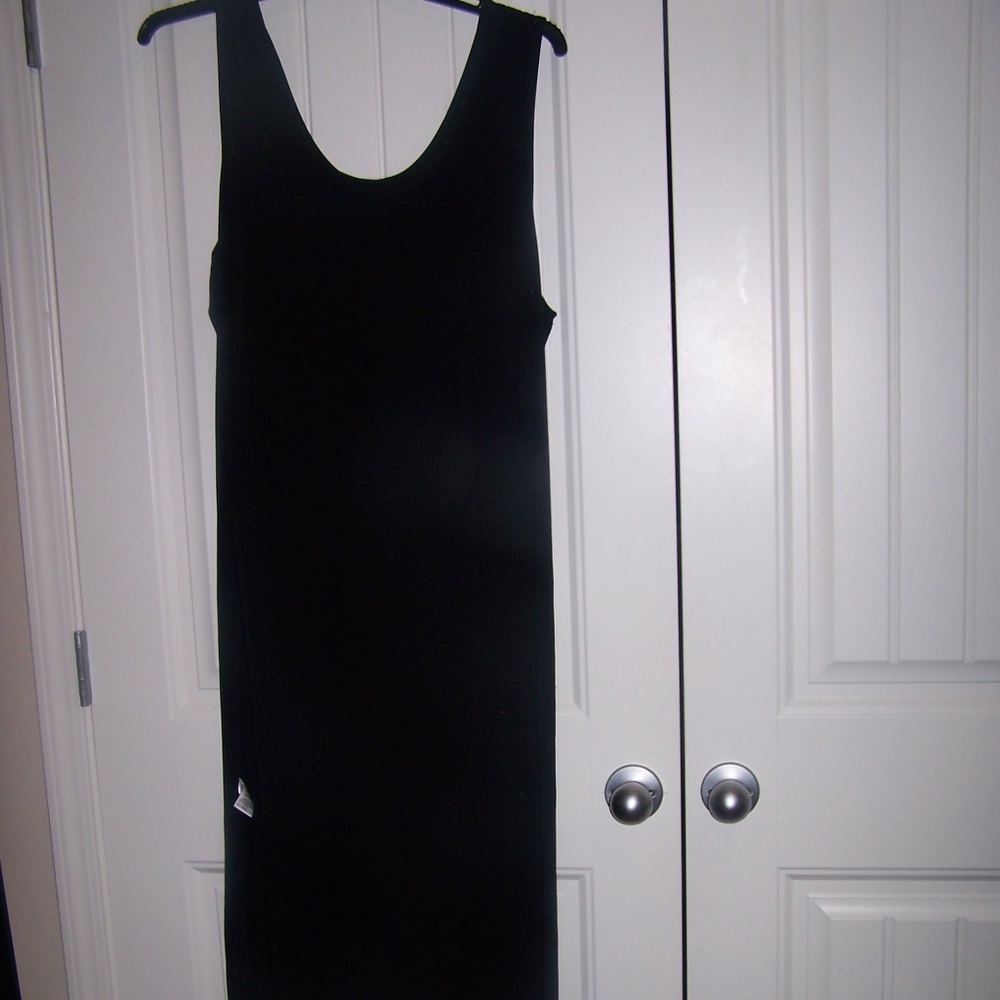PLUS-RAYON SHEATH MAXI DRESS