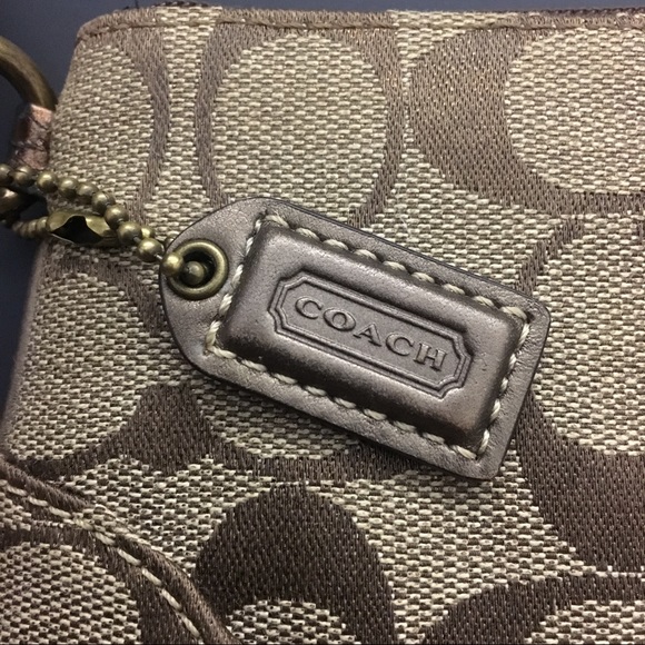 Coach wristlets in Metallic Bronze - Picture 2 of 4