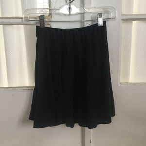 Brandy Melville Black Suede Skirt
