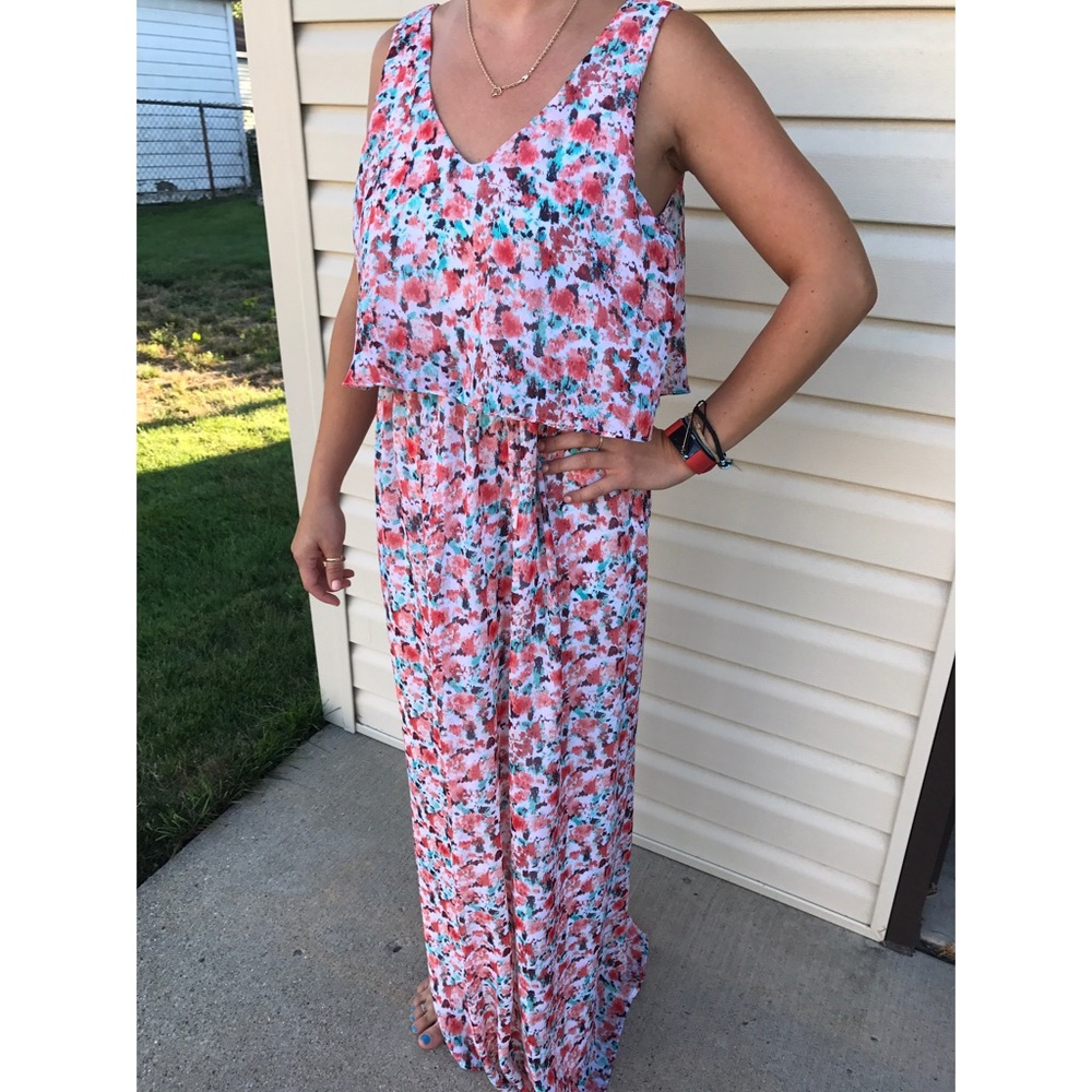 Long Sheer Maxi Dress