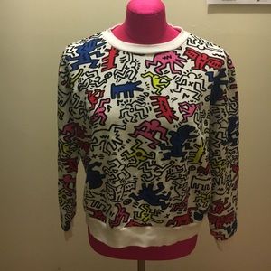 Keith Haring print sweater