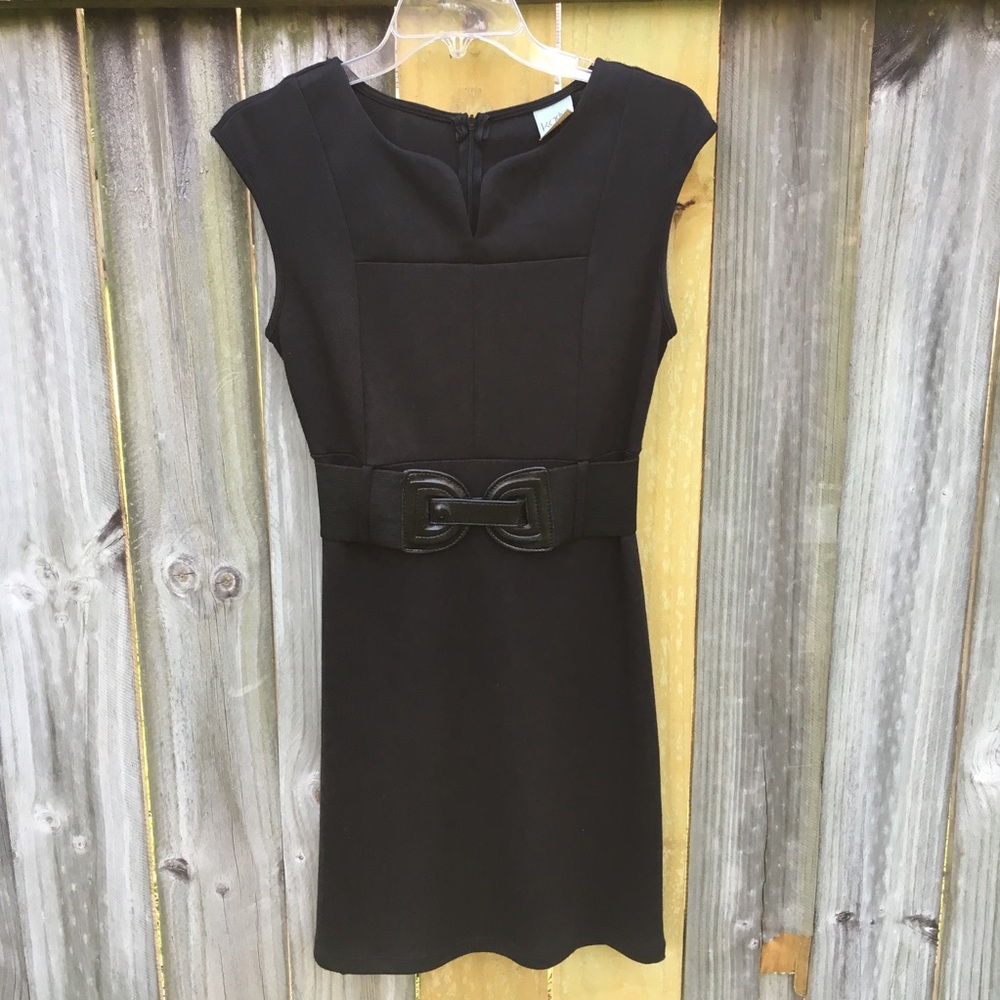 Black Belted Dress