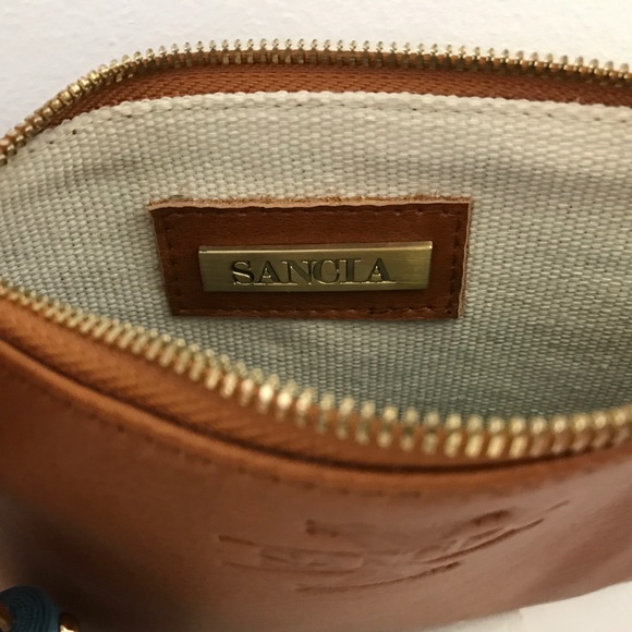 4xHP! New in Box! GORGEOUS leather SANCIA clutch! - Picture 7 of 8