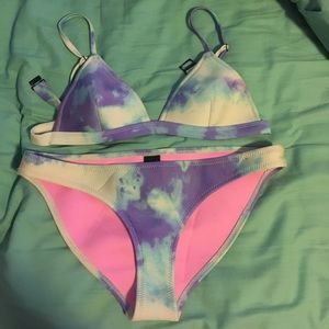 Triangl neoprene bikini top and bottom
