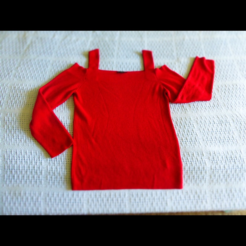 Express Cold Shoulder Sweater