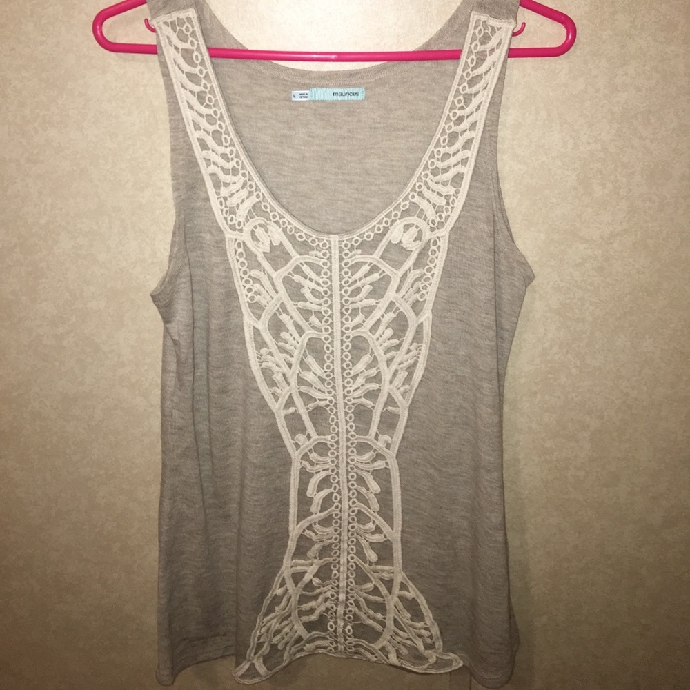 Crochet Detail Tank Top