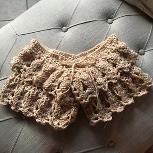 Handmade crochet shorts