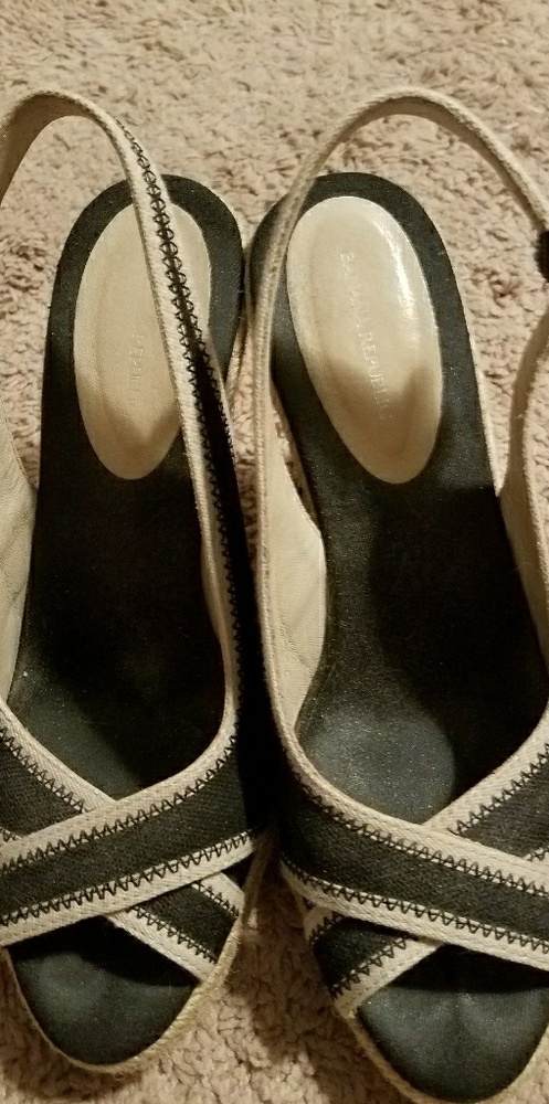 Banana Republic platform sandals