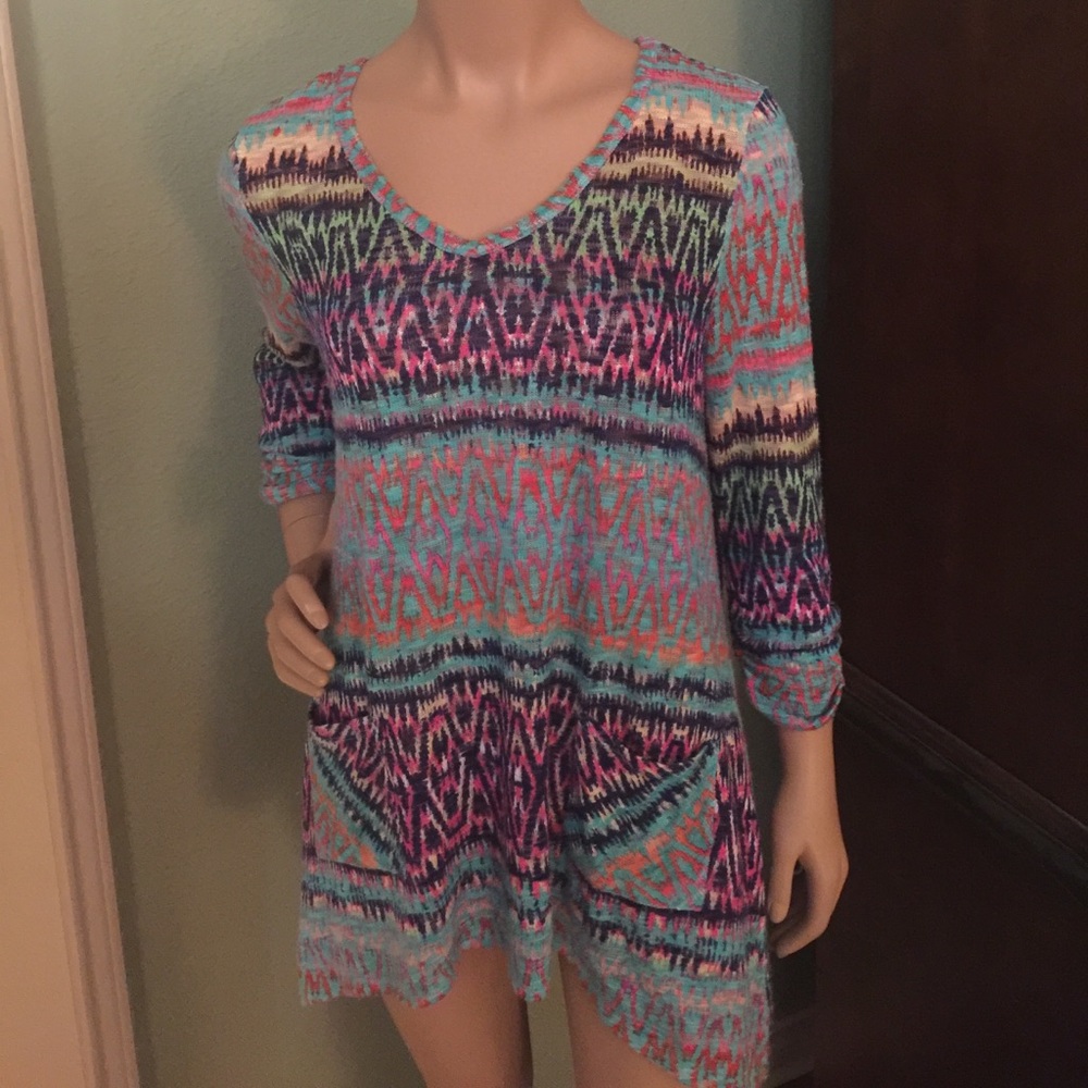 Multicolored tunic