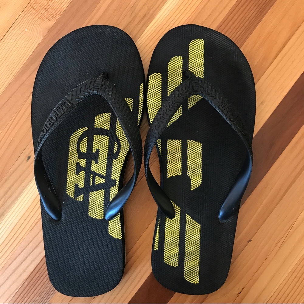Mens Giorgio Armani Flip Flops