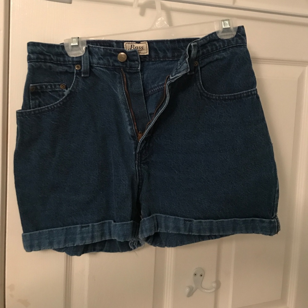 Bass high wasted denim shorts