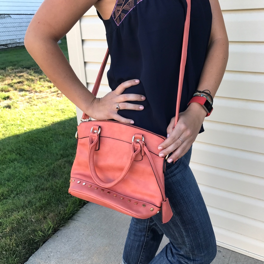 Pink Crossbody Handbag