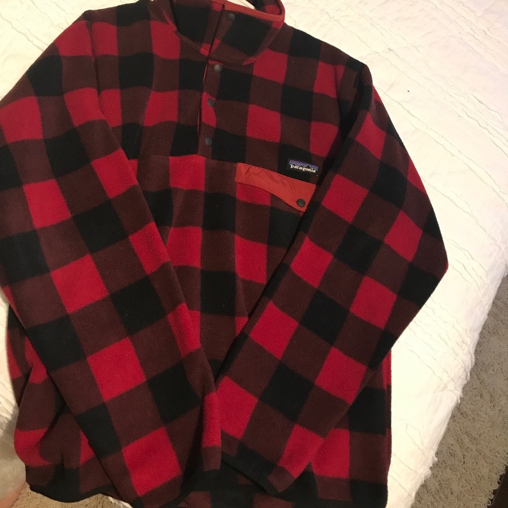 plaid patagonia. worn once