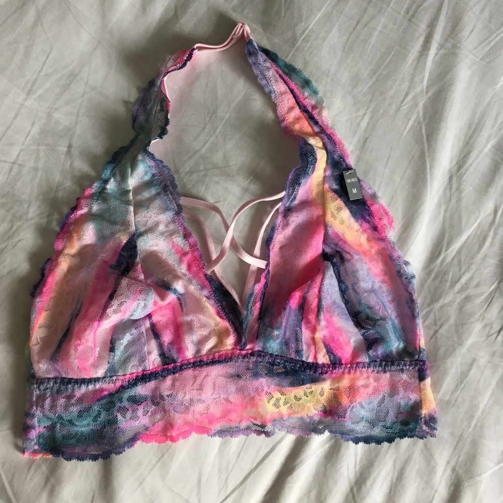 PINK pink/blue tie dye