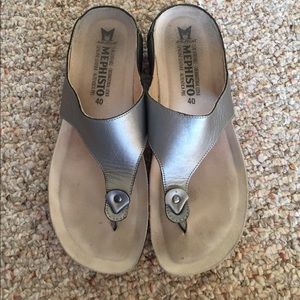 Gently used Mephisto sandal size 10