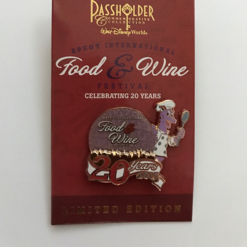 Disney world passholder Food & Wine Festival Pin