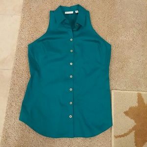 NWOT dark turquoise sleeveless top
