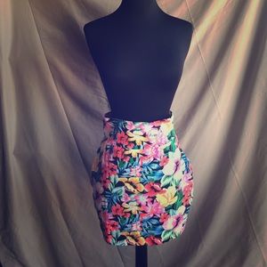 Victoria's Secret Pink high waisted Hawaiian skirt