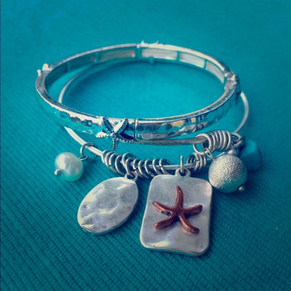 none Jewelry - Starfish Bangle Set