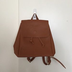 Brown backpack