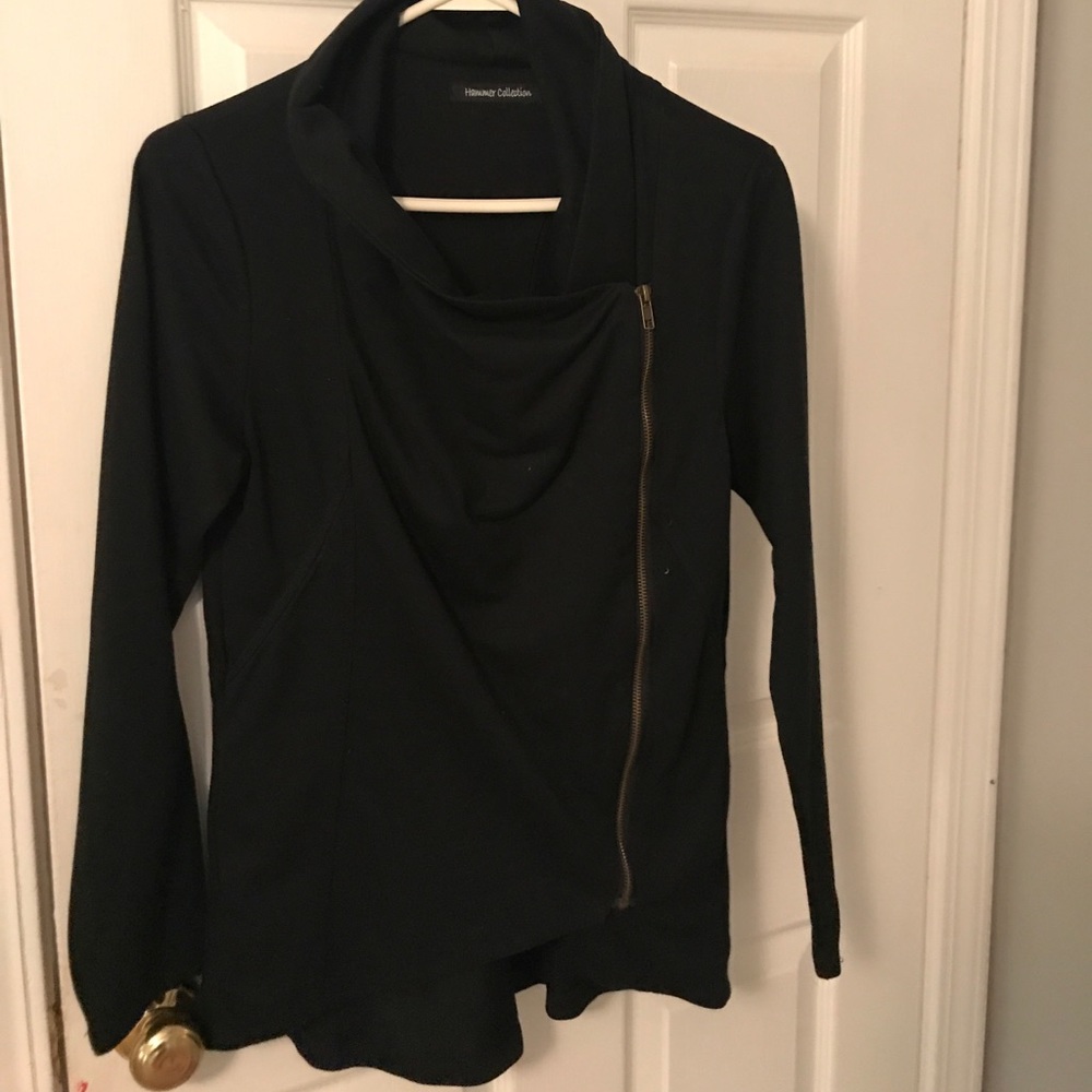 Black zip up jacket