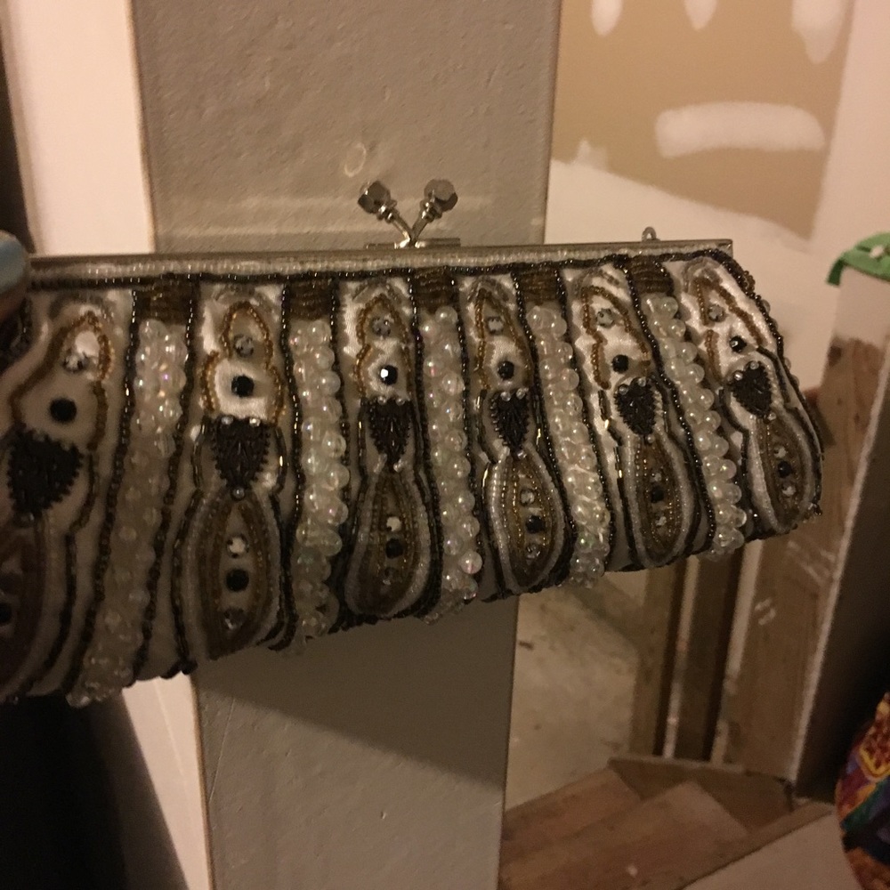 Beaded evening bag