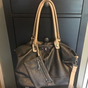 Grey Shoulder bag