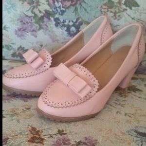 Pink Lolita Style Shoes