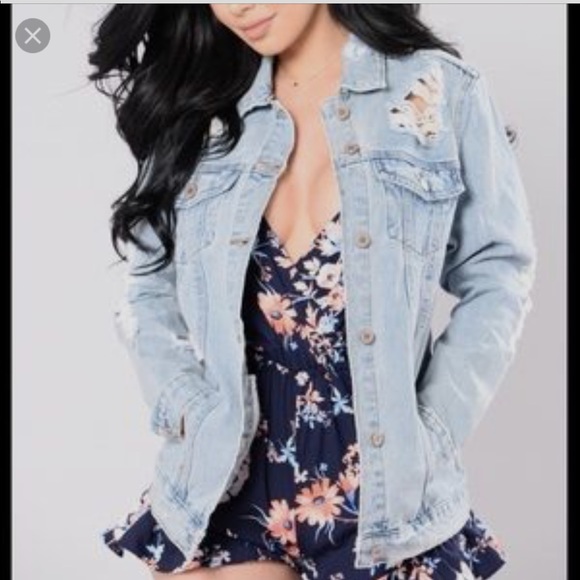 Mono B Jackets & Blazers - NWOT light denim jacket