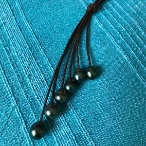 SOLD Ella May Maui Tahitian black pearls