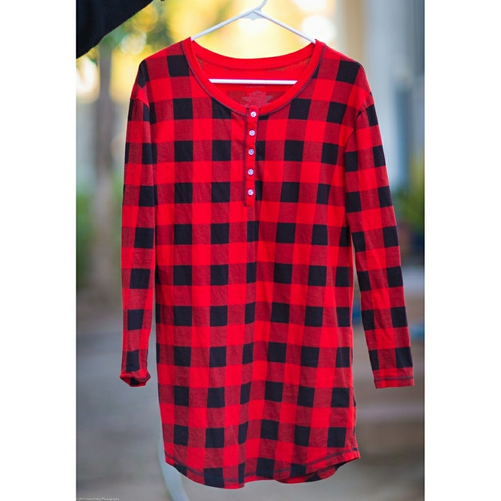 Women's Red/Black Sleep Set Size XS Pajamas