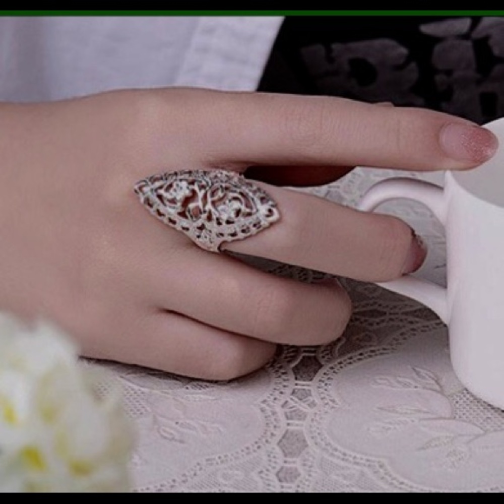 Sterling silver filigree Ring