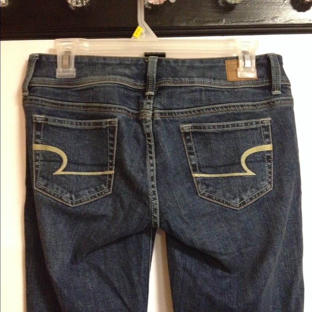 American Eagle slim boot cut jeans stretch 0 - Picture 2 of 6