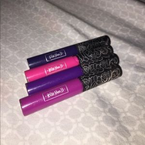 4 kat von D mini matte liquid lipsticks