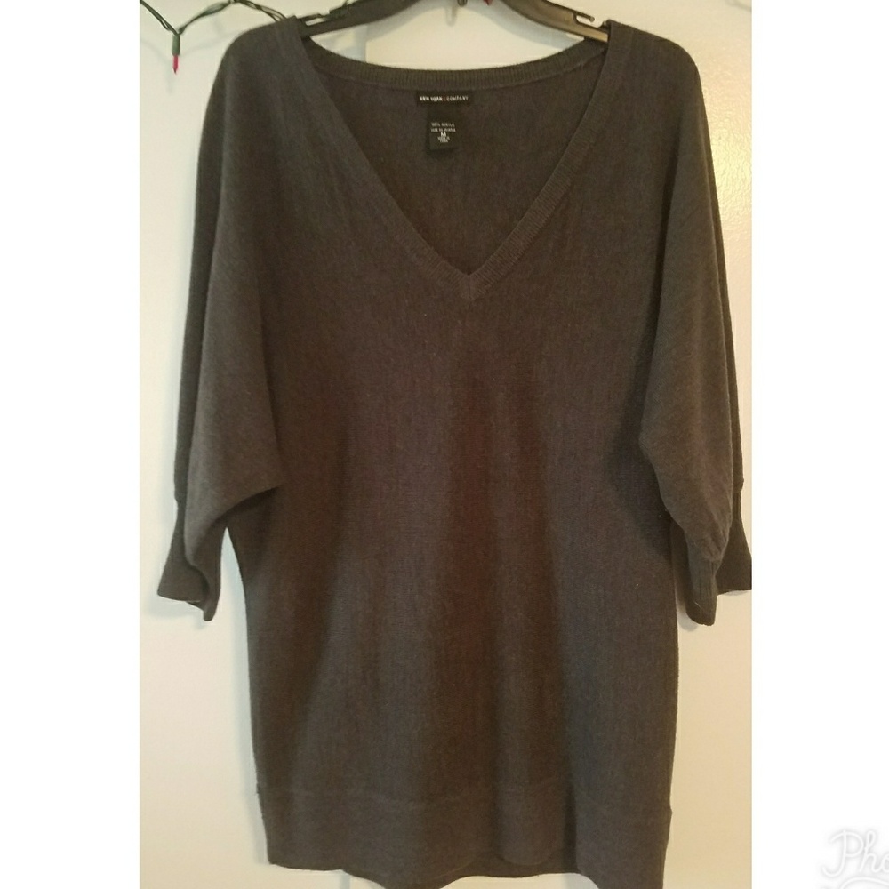 Incredibly SOFT longer v-neck sweater!!