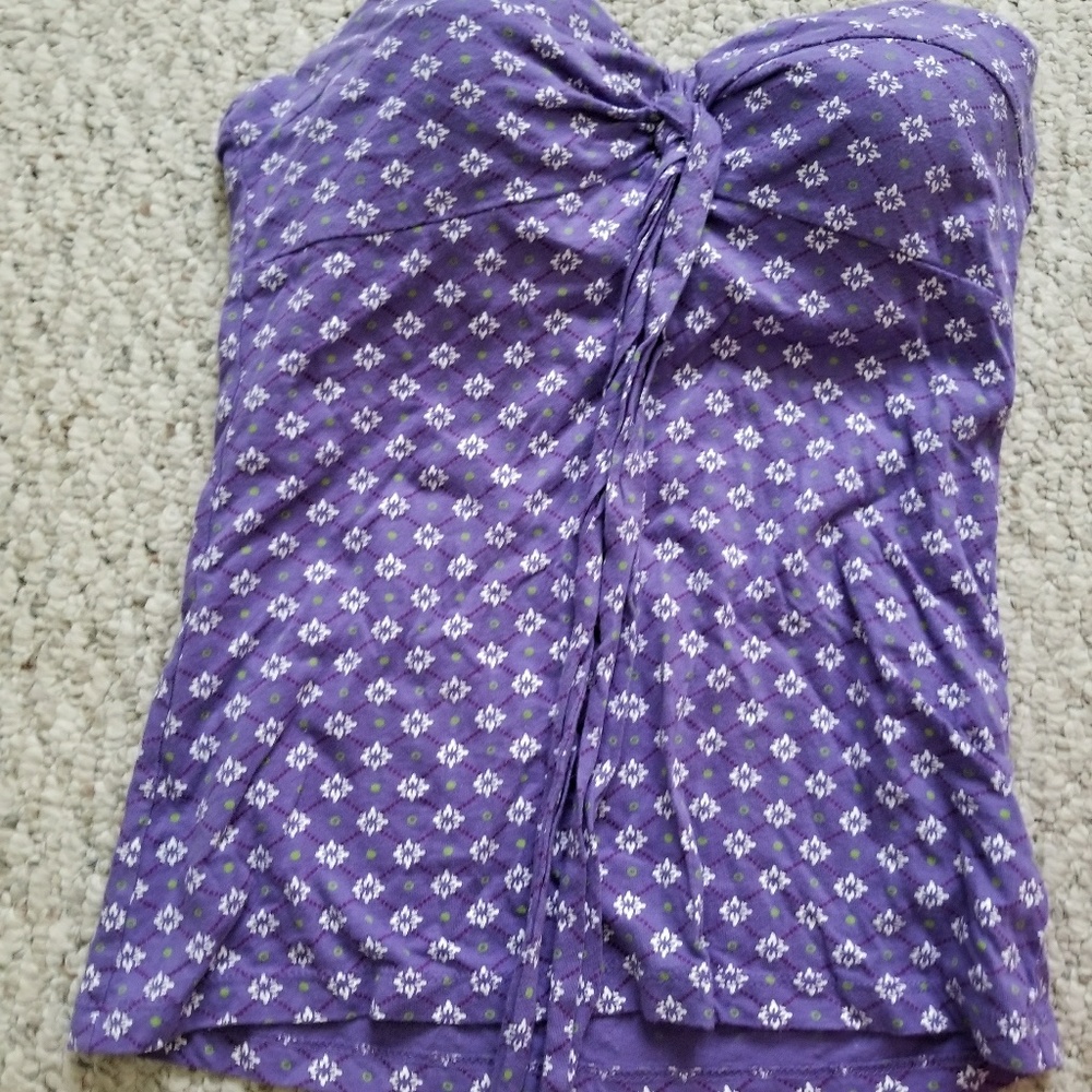 Strapless heart-shaped summer top