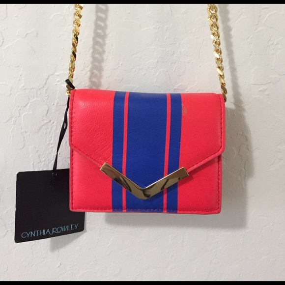 BNWT Cynthia Rowley leather cross body bag - Picture 1 of 6
