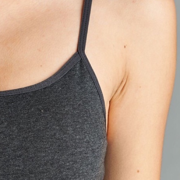 Basic Tunic Tank - Charcoal - Picture 3 of 3