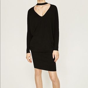 Fall Black Zara Knit Dress