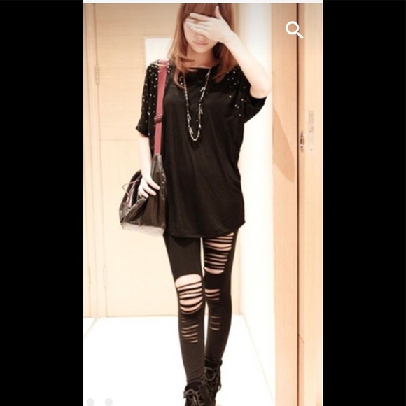 Pants - Women's distressed pants LAST ONE