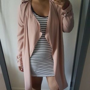 Summer cool strips loose v-neck halter dress