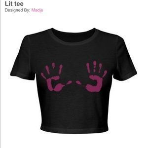 Crop tee design by madje