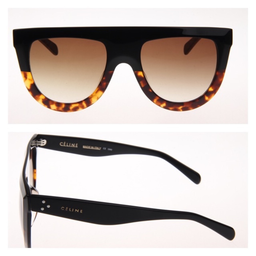 Celine Andrea Sunglasses in Black Tortoise CL41398 - Picture 2 of 8
