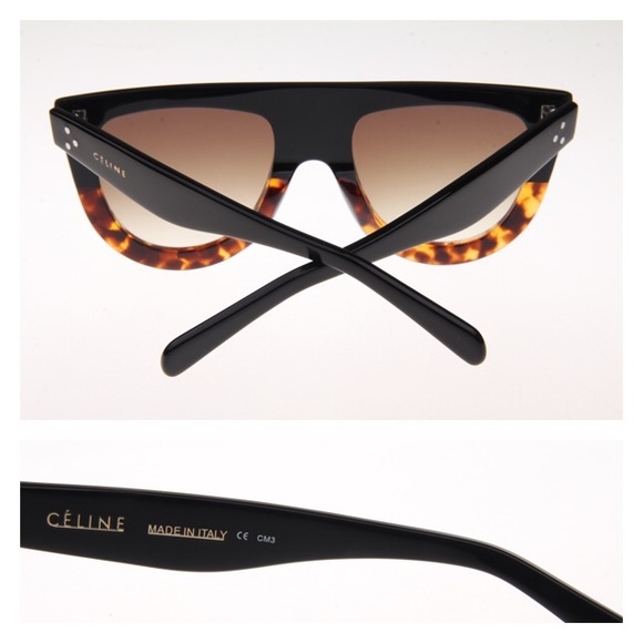 Celine Andrea Sunglasses in Black Tortoise CL41398 - Picture 3 of 8