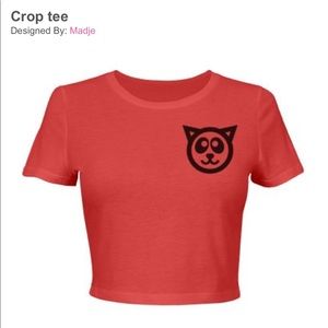 Crop lit tee by madje