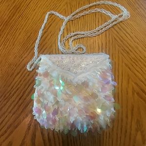 Beaded crossbody bag