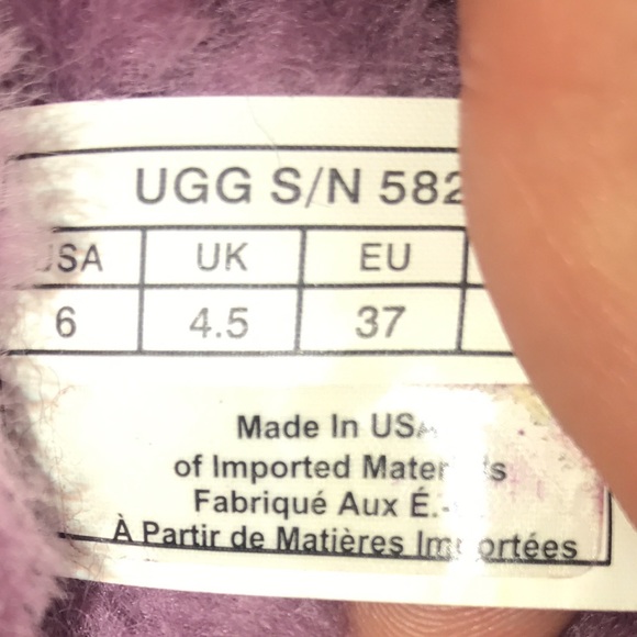 Size 6 purple UGGS - Picture 4 of 4