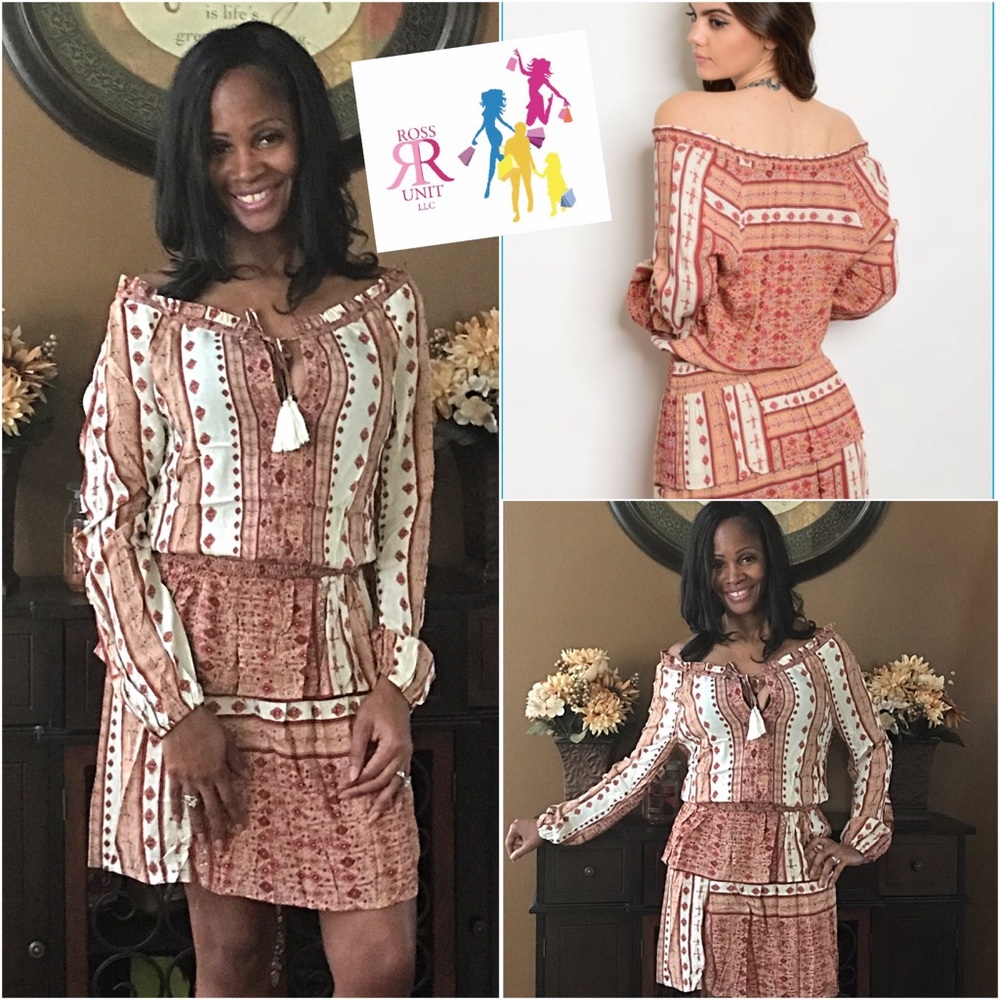 Josie Mini Dress (Boho)