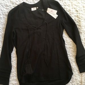 NWT- AG Lace-up Top