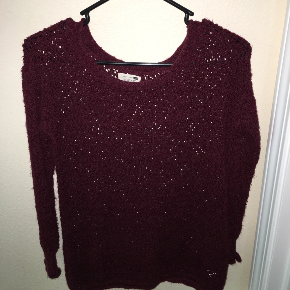 Pacsun LA hearts sweater